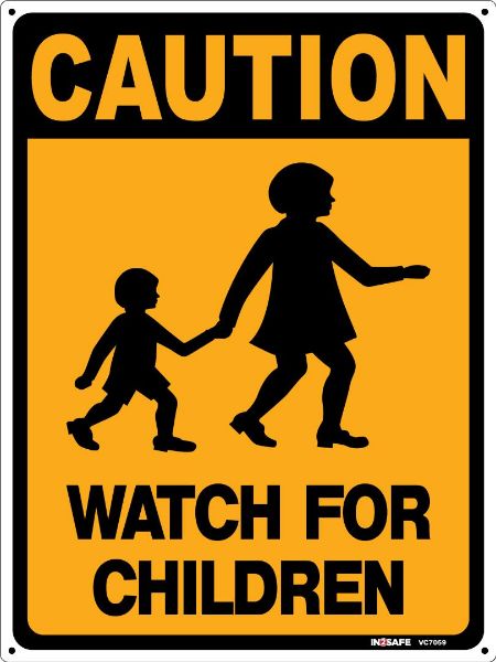 Picture of WATCH FOR CHILDREN SIGN 225 X 300 PVC