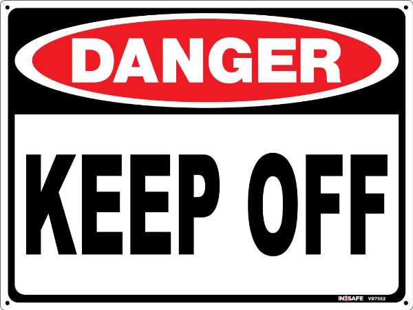 Picture of DANGER KEEP OFF SIGN 300 X 225 PVC