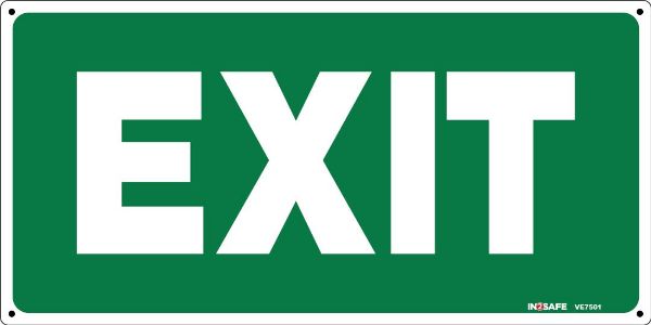 Picture of EXIT SIGN 400 X 200 LABEL