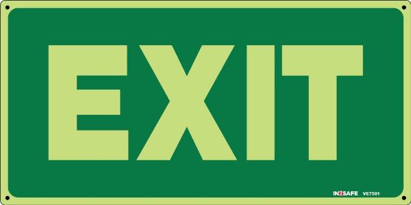 Picture of EXIT LUMINOUS SIGN 300 X 150 PVC
