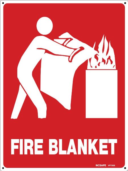 Picture of FIRE BLANKET SIGN 225 X 300 PVC