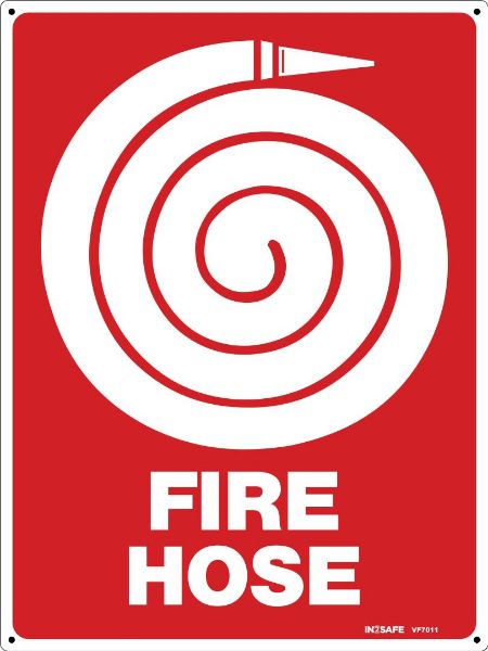 Picture of FIRE HOSE SIGN 225 X 300 PVC