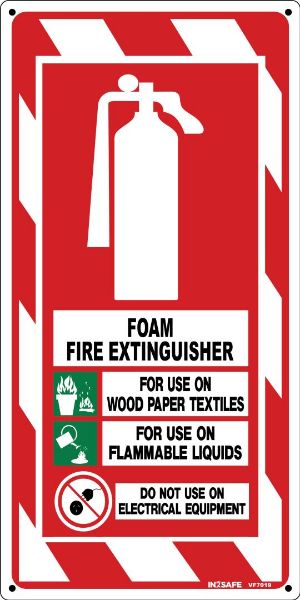 Picture of FIRE EXTINGUISHER FOAM SIGN 200 X 400 PVC