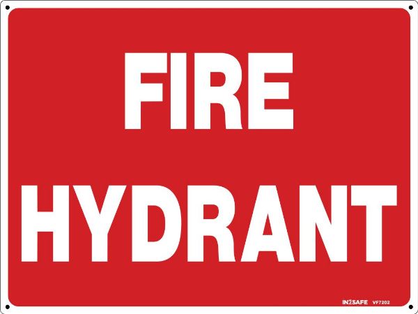 Picture of FIRE HYDRANT SIGN 300 X 400 PVC