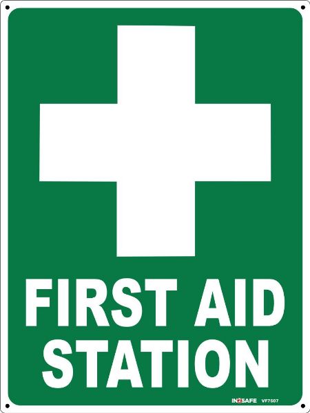 Picture of FIRST AID STATION SIGN 225 X 300 PVC