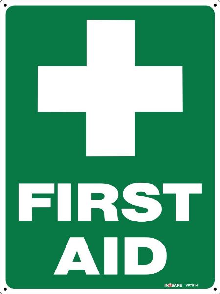 Picture of FIRST AID SIGN 225 X 300 PVC
