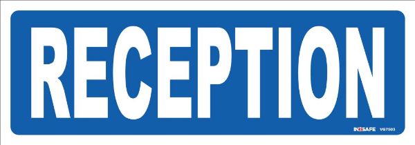 Picture of RECEPTION SIGN 400 X 150 PVC
