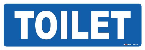 Picture of TOILET SIGN 200 X 70 PVC