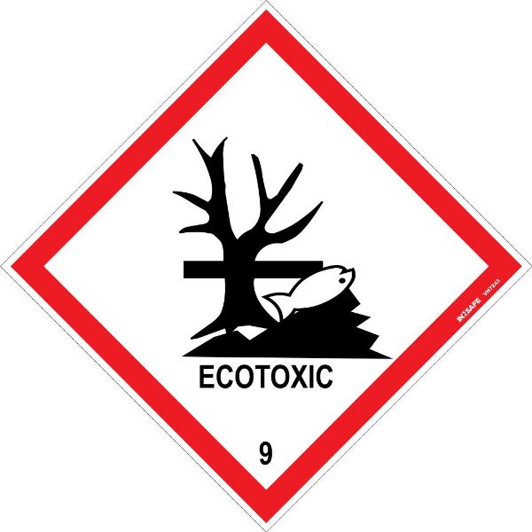 Picture of ECOTOXIC 9 PLACARD SIGN 295 X 295 PVC