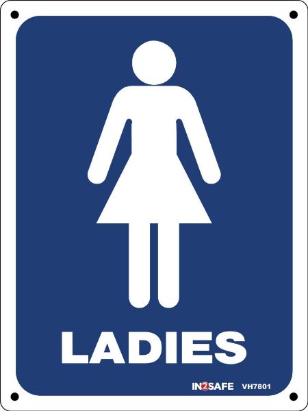 Picture of LADIES TOILET SIGN 150 X 200 PVC