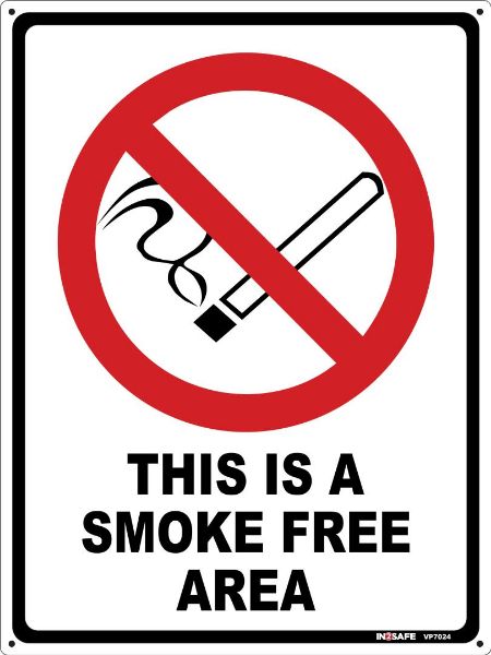 Picture of THIS IS A SMOKE FREE AREA SIGN 225 X 300 PVC
