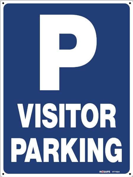 Picture of VISITOR PARKING SIGN 300 X 400 PVC