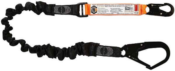 Picture of LINQ ELITE SINGLE LEG ELASTICATED LANYARD WITH HARDWARE SN &