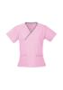 Picture of LADIES CONTRAST CROSSOVER SCRUBS TOP