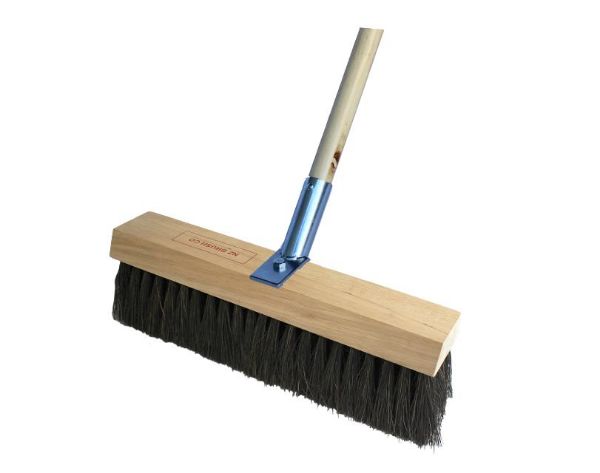 Picture of WORKSHOP BROOM 455MM BROWN BRISTLES LONG)