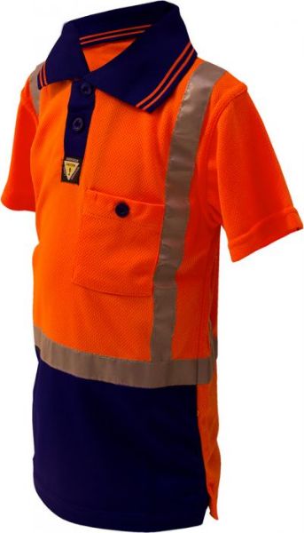 Picture of CAUTION CHILDREN'S MICRO FIBRE POLO