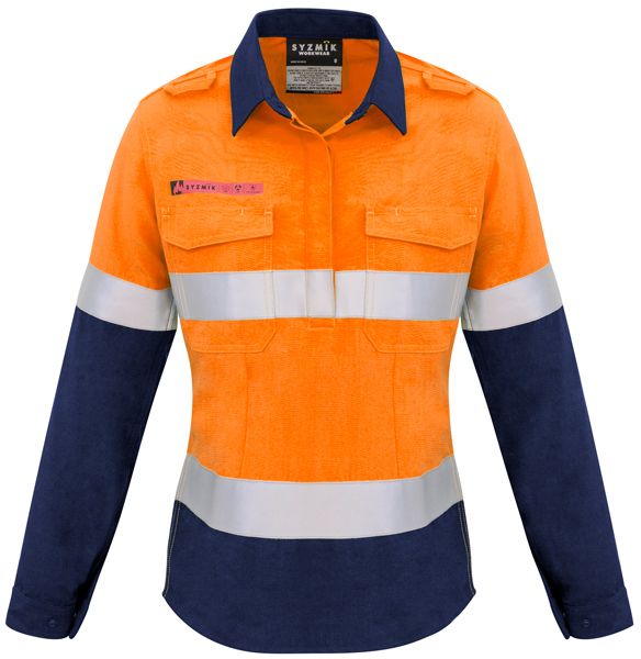 Picture of WOMENS FR CLOSED FRONT HOOPED TAPED SPLICED SHIRT