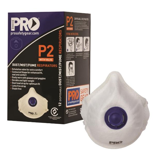 Picture of PRO DUST MASKS P2+VALVE