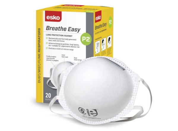 Picture of ESKO - P2 RESPIRATOR, BOX 20 MASKS (YELLOW BOX)