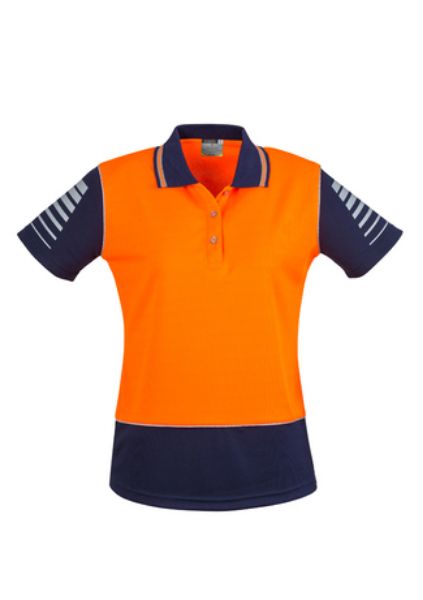 Picture of WOMENS HI VIS ZONE POLO
