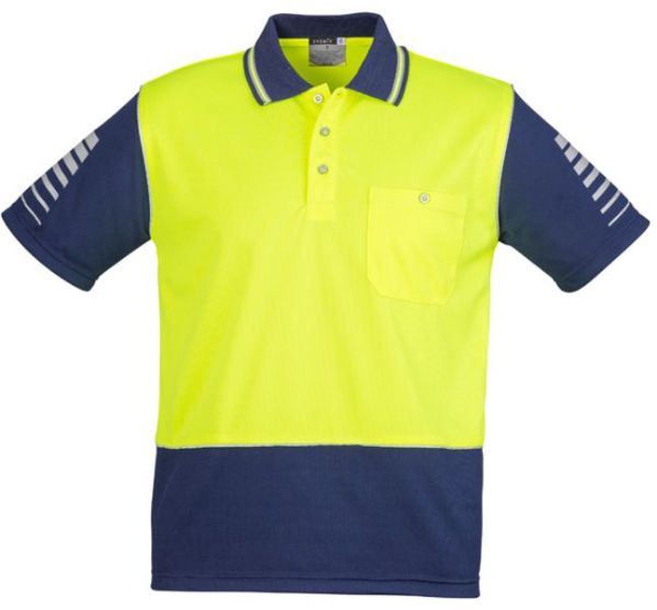 Picture of MENS HI VIS ZONE POLO