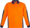 Picture of MENS HI VIS SQUAD L/S POLO