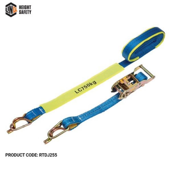 Picture of LINQ RATCHET TIE DOWN 25MMX5M 0.75T CAPTIVE J-HOOK