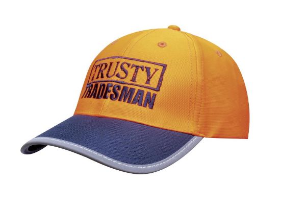 Picture of HSZ LUMINESCENT SAFETY CAP WITH REFLECTIVE TRIM