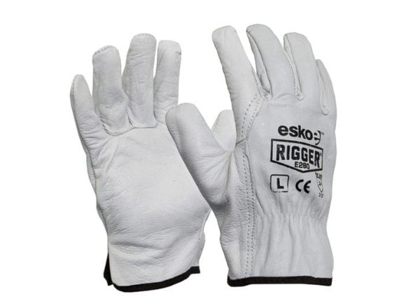 Picture of ESKO NATURAL COWGRAIN 'A' GRADE LEATHER RIGGER GLOVE