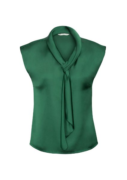 Picture of LADIES SHIMMER TIE NECK TOP