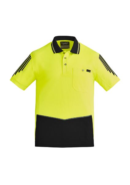 Picture of MENS HI VIS FLUX S/S POLO