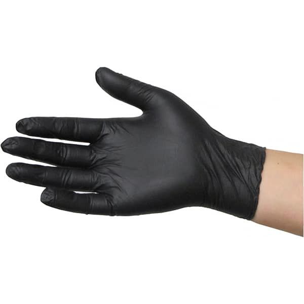 Picture of LYNN RIVER BLACK GRIZZLY NITRILE DISPOSABLE GLOVE BOX OF 100