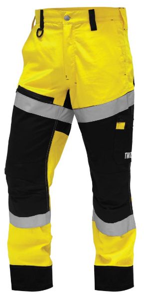 Picture of BISON TROUSER RIPSTOP COTTON TAPED ORANGE/BLACK