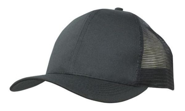 Picture of HSZ BREATHABLE POLY TWILL CAP WITH MESH BACK