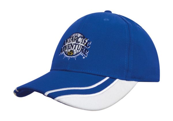 Picture of HSZ BRUSHED HEAVY COTTON CAP WITH CURVED PEAK INSERTS