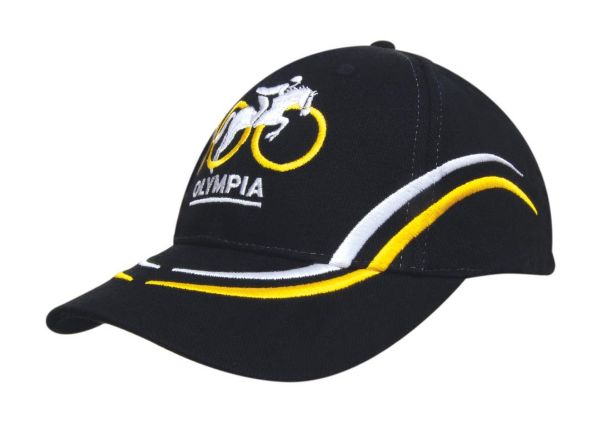 Picture of HSZ BRUSHED HEAVY COTTON CAP WITH CURVED EMBROIDERY ON CROWN