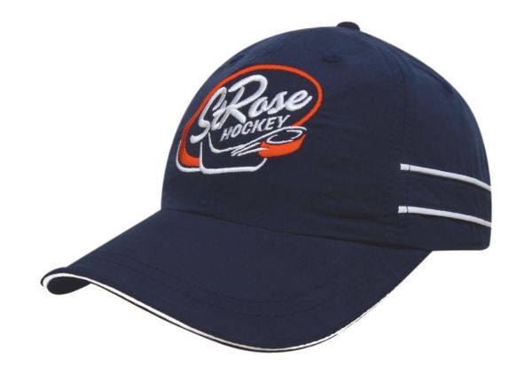Picture of HSZ MICROFIBRE SPORTS CAP WITH PIPING AND SANDWICH