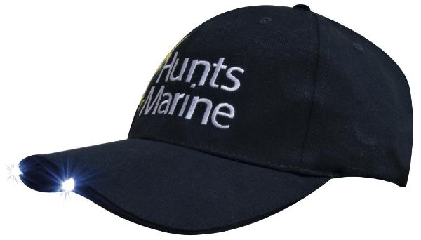 Picture of HSZ BRUSHED HEAVY COTTON CAP WITH LED LIGHTS IN PEAK