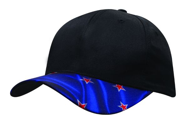Picture of HSZ BREATHABLE POLY TWILL WAVING FLAG CAP