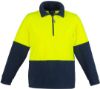 Picture of UNISEX HI VIS HALF ZIP FLEECE JUMPER