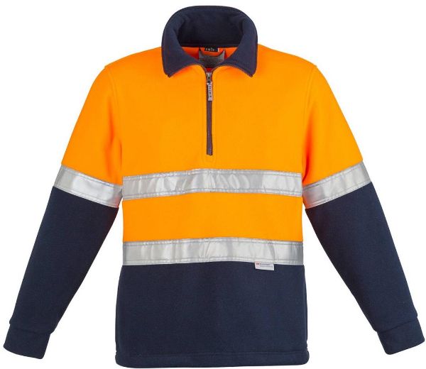 Picture of MENS HI VIS FLEECE JUMPER - HOOP TAPED
