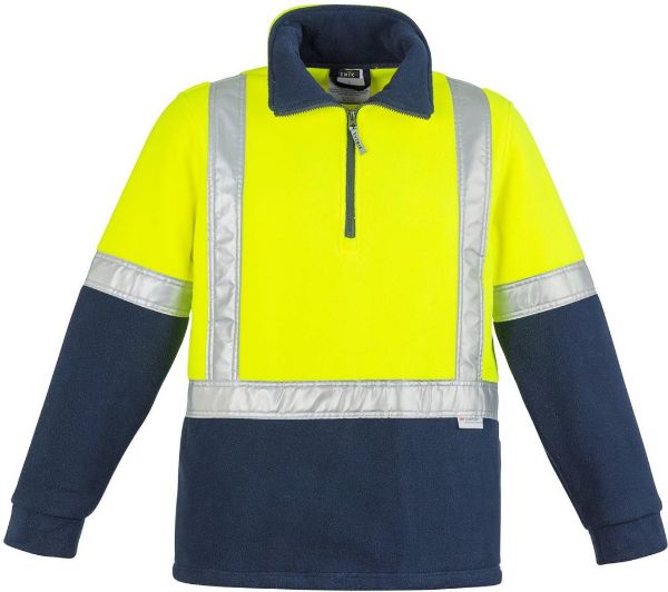 Picture of MENS HI VIS FLEECE JUMPER - SHOULDER TAPED