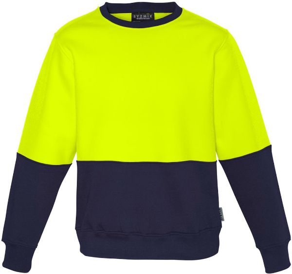 Picture of UNISEX HI VIS CREW SWEATSHIRT