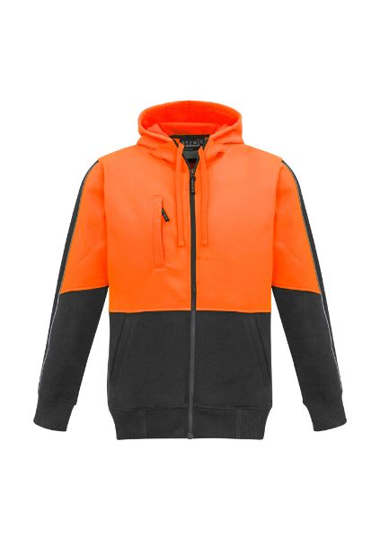 Picture of SYZMIK UNISEX HI VIS FULL ZIP HOODIE