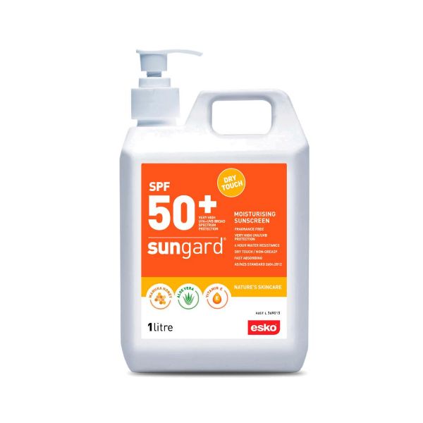 Picture of ESKO SUNGARD SPF 50+ SUNSCREEN WITH MANUKA HONEY, 1L PUMP