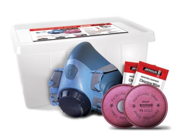 Picture of ARMOUR® SILICONE HALF FACE MASK P2 PARTICULATE MASK KIT