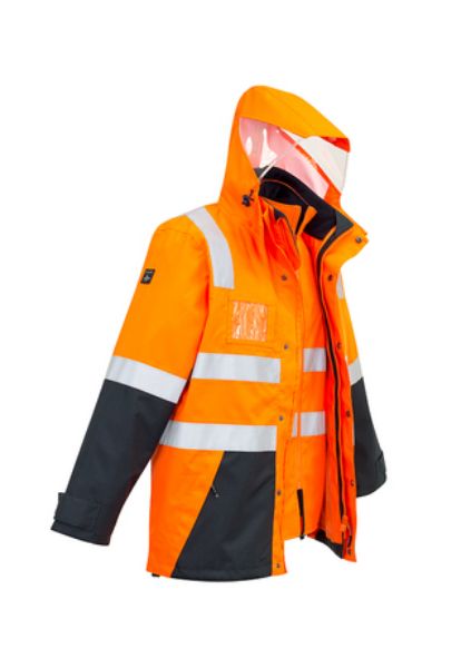 Picture of MENS HI VIS 4 IN 1 WATERPROOF JACKET