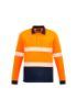 Picture of UNISEX HI VIS SEGMENTED L/S POLO - HOOP TAPED