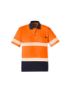 Picture of UNISEX HI-VIS SEGMENTED S/S POLO -HOOP TAPED