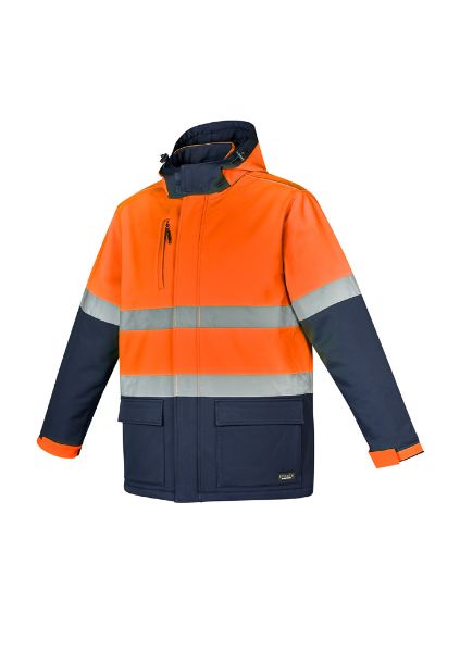 Picture of UNISEX HI VIS ANTARCTIC SOFTSHELL TAPED JACKET